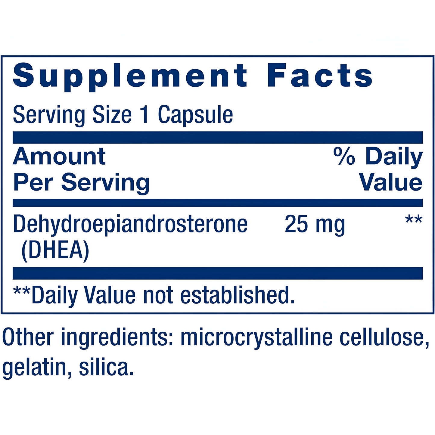 Dhea 25mg  Life Extension, 100 Capsulas