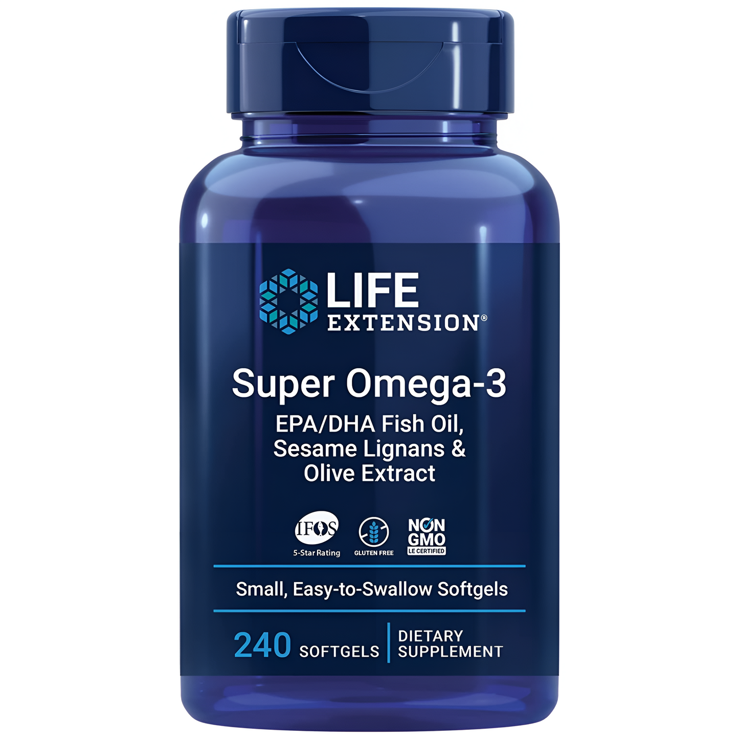 Super Omega 3   - 240 capsulas - Life Extension