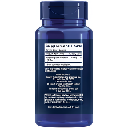 Dhea 50 mg Life Extension , 60 capsulas