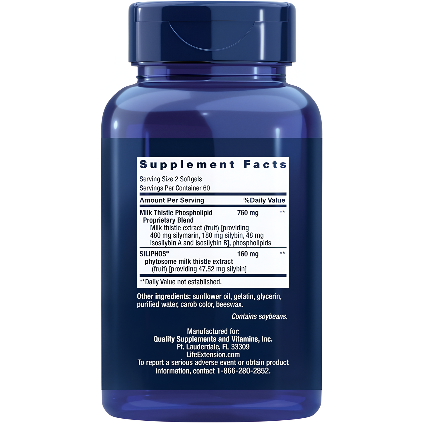 Life Extension - Advanced Milk Thistle 120 capsulas