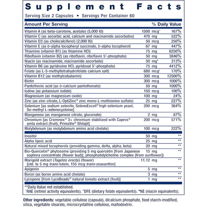 Two-Per-Day Multivitaminico Life Extension, 120 capsulas