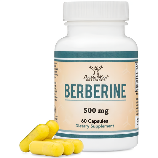 Suplemento de berberina de 500 mg, 60 Capsulas - Double Wood Supplements
