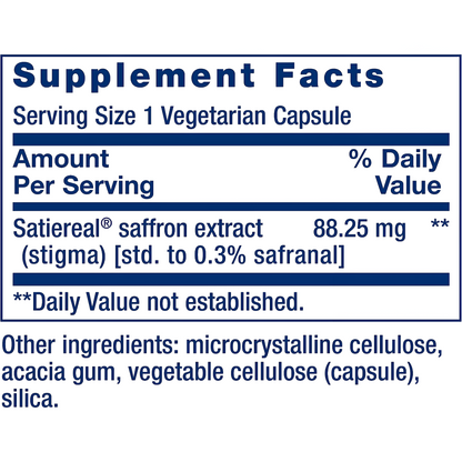 Optimized Saffron Life Extension , 60 capsulas