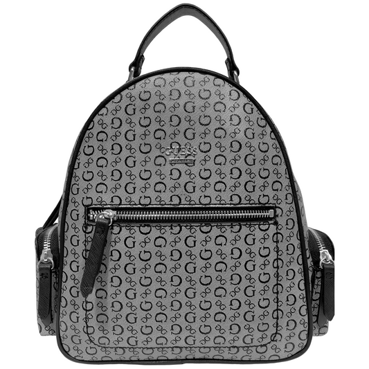 Mini Mochila Guess para mujer Style SV859930 Gris bordes negros