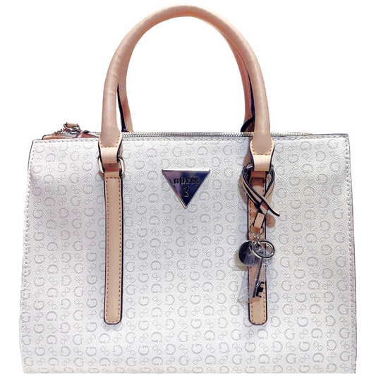 Cartera GUESS blanca con accesorios