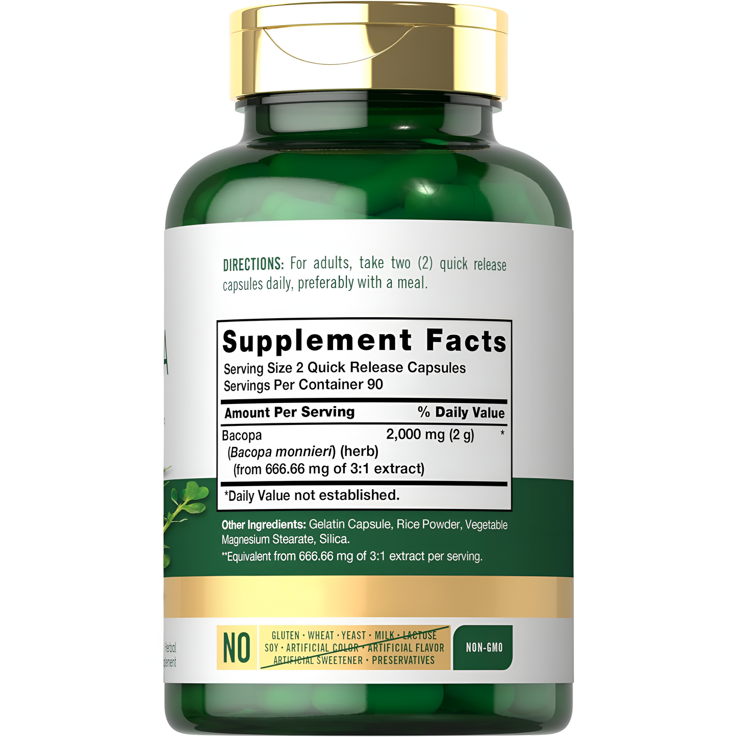 Carlyle BACOPA  2000 MG  180 capsulas