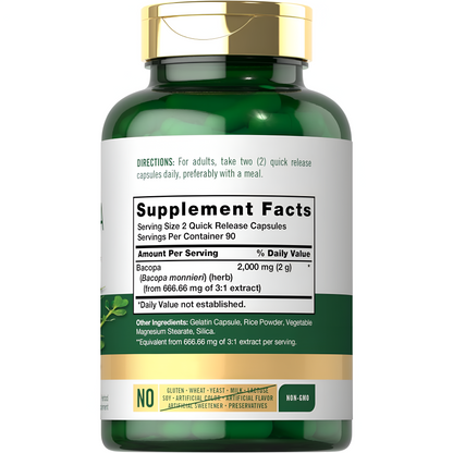 Carlyle BACOPA  2000 MG  180 capsulas