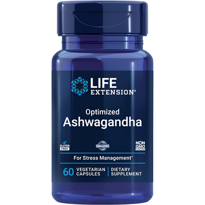 Life Extension Optimized Ashwagandha 125mg 60 CAPSULAS