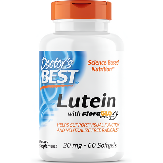 Doctor's Best Luteina con  FloraGlo Luteina , 20 mg, 60 Capsulas de gel