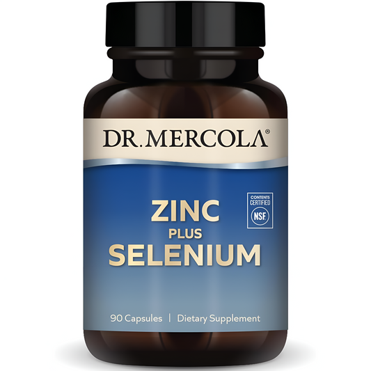 Dr. Mercola Zinc plus selenium , 90 capsulas