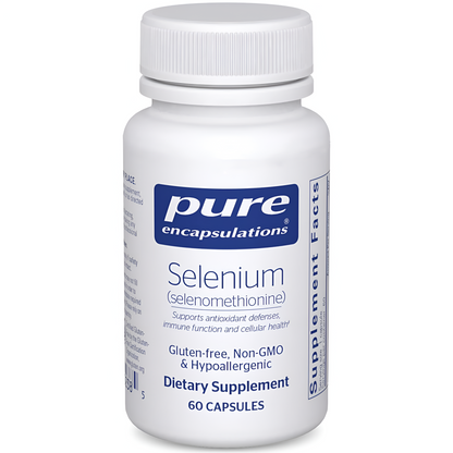 Pure Encapsulations Selenio 200mcg (Selenometionina) 60 Cápsulas.