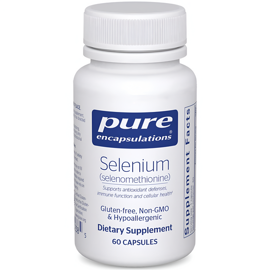 Pure Encapsulations Selenio 200mcg (Selenometionina) 60 Cápsulas.