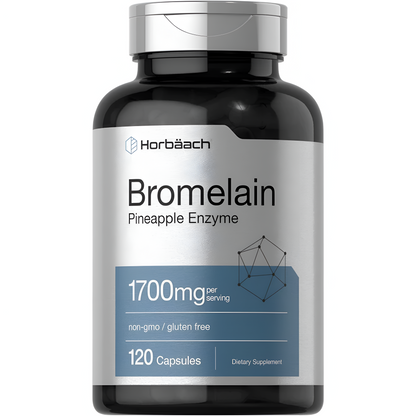 BROMELAIN 1700MG ,Horbaach -  120 CAPSULES