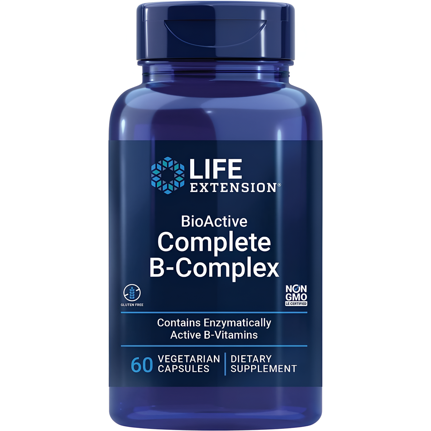 Bioactive Complete B complex - Life Extension 60 Capsulas