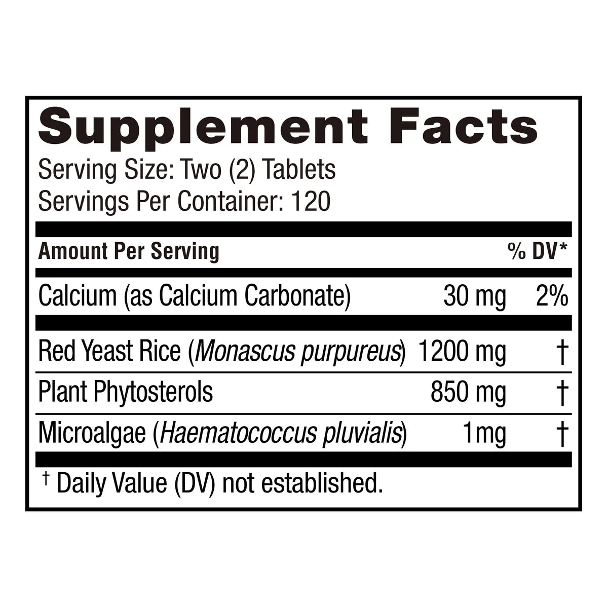 Weider Red Yeast Rice Plus 1200 mg., 240 Tabletas