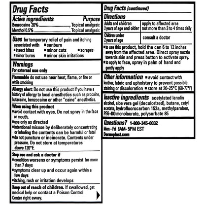 Dermoplast Spray para aliviar el dolor 78g