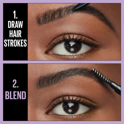 Maybelline Express Brow Ultra Slim Pincel para cejas - 260 Deep Brown
