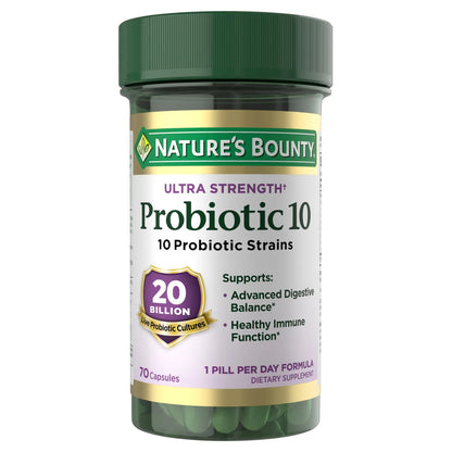 Probiotico 10 , 70 capsulas - Natures Bounty