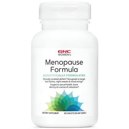 Fórmula para la menopausia femenina de GNC , 60 tab