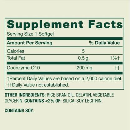 Coq10 200mg rapid-release , 150 capsulas - Spring Valley