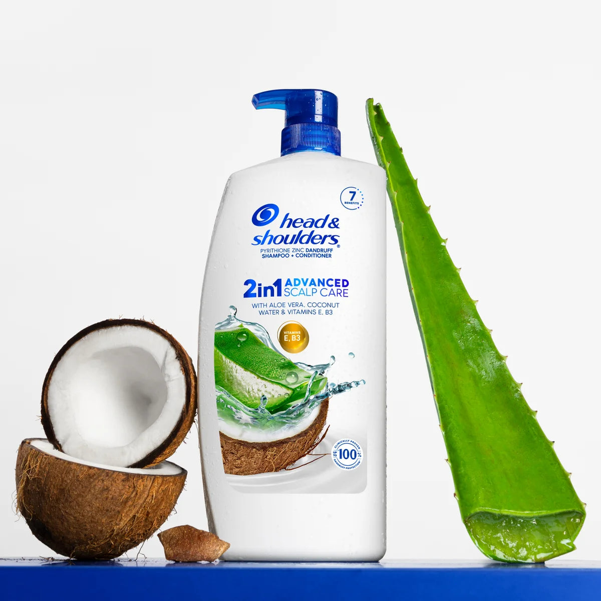Head & Shoulders Dandruff Shampoo y acondicionador, 2-in-1 Advanced Scalp Care 1.18L