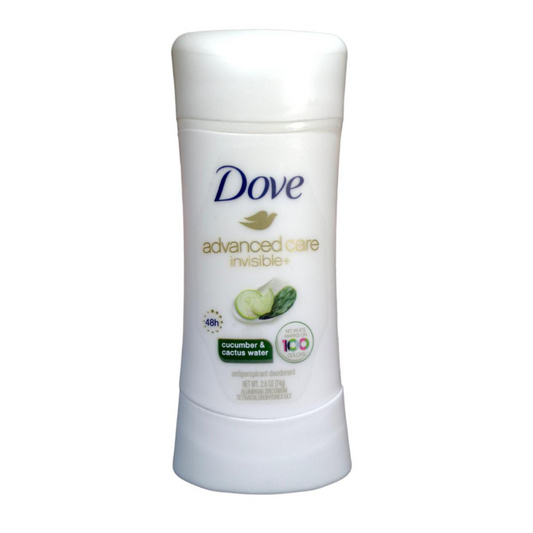Dove advanced care invisible+ antitranspirante 74g