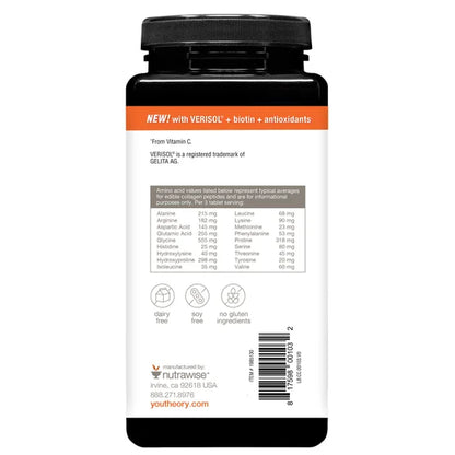 Youtheory -Verisol Collagen with Biotin, 345 tabletas