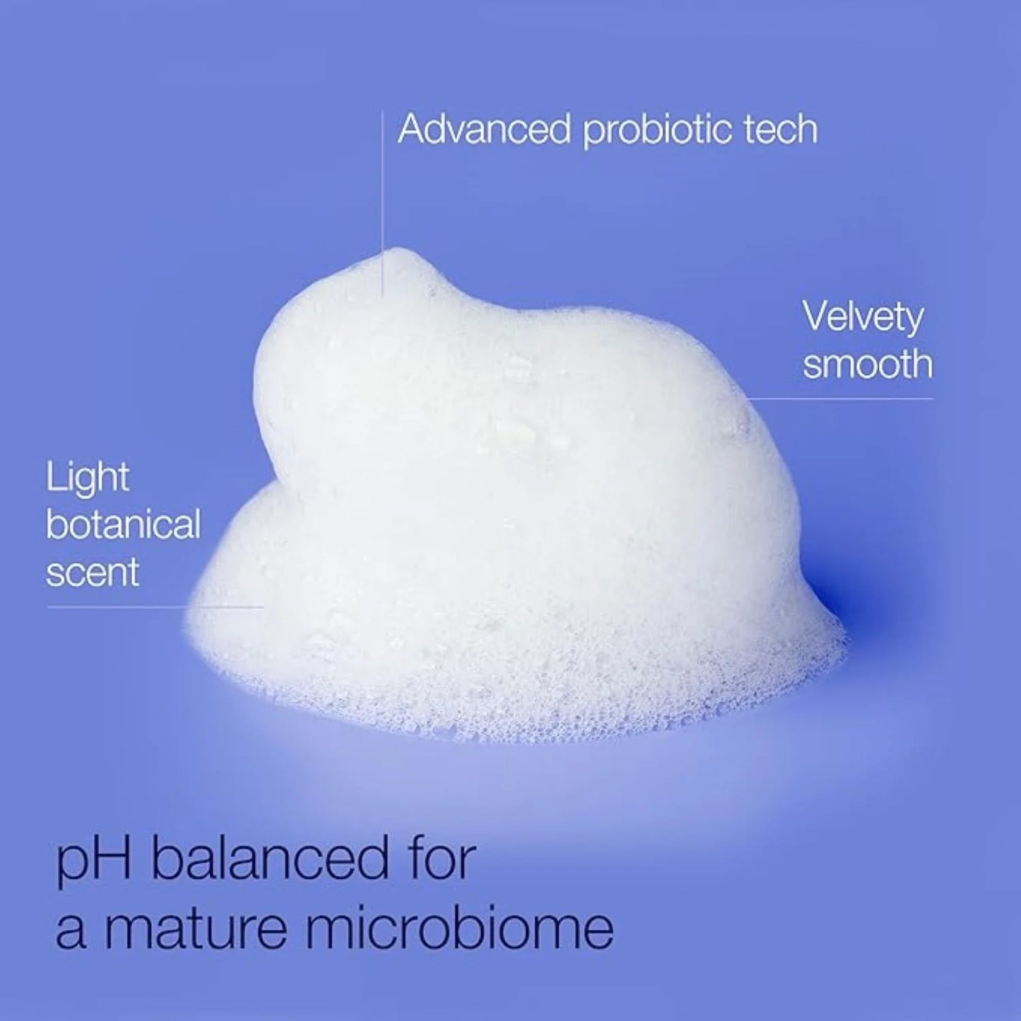 Vagisil Menopause Support Jabón Femenino Probiotico  en espuma , 180ml