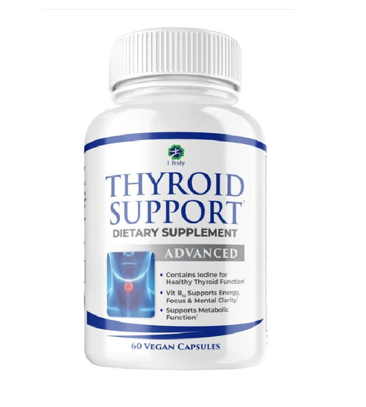 Thyroid support   Advanced - Suplemento para el apoyo a la Tiroides , 60 capsulas
