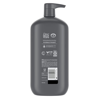 Gel de ducha y rostro Dove Men+Care para hombre, 887 ml