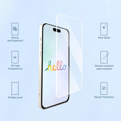 Protector de Pantalla Ailun 3 Unidades para iPhone 17 Pro Max [6.9 pulgadas] Vidrio Templado