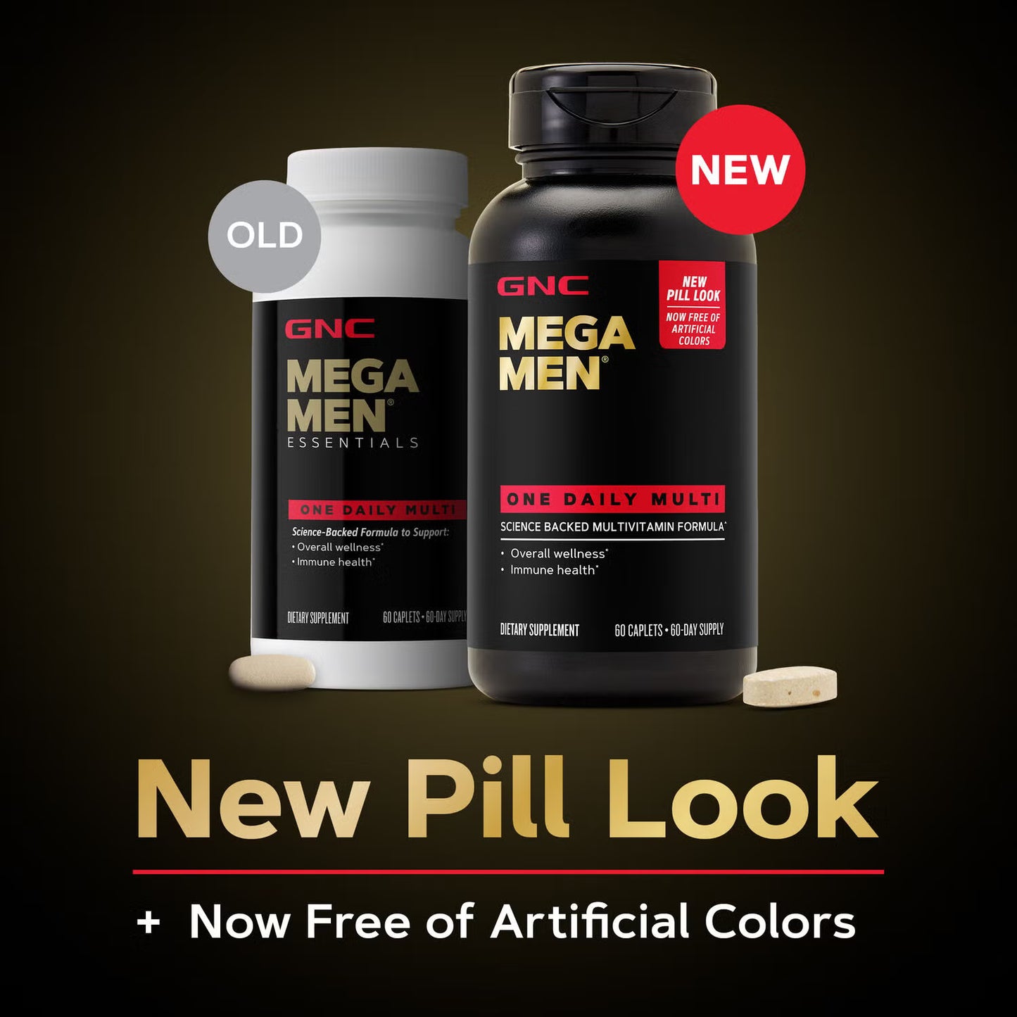 GNC Mega Men® One Daily Multi - 60 Caplets