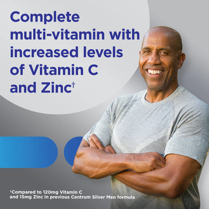 Centrum Silver MEN 50+, Suplemento Multivitamínico 65 tabletas