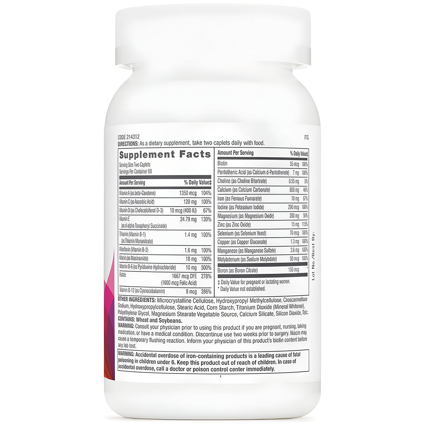 Fórmula Prenatal con Hierro - Gnc - 120 Cápsulas