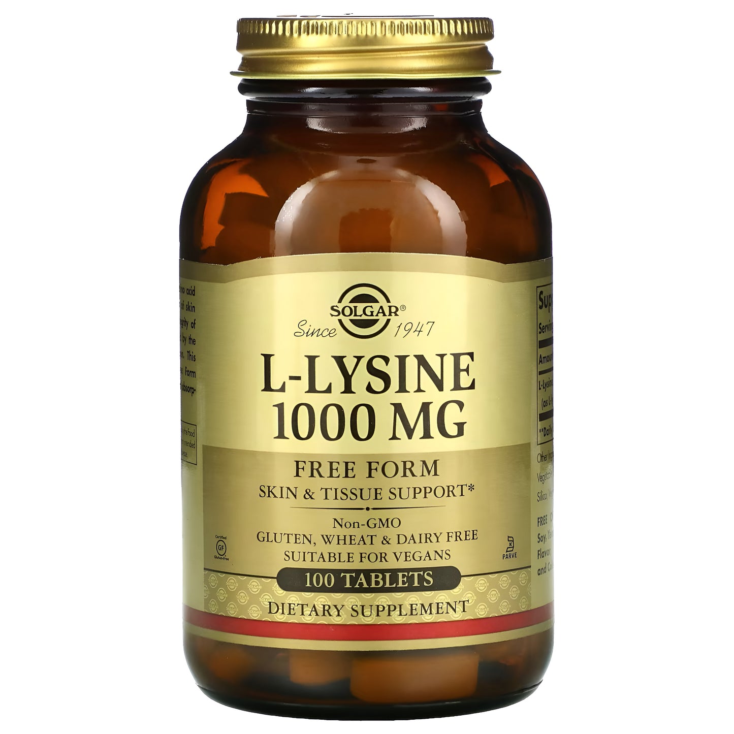 L-Lysine 1000 mg Solgar  Tabletas