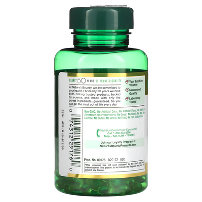 Nature Bounty Vitamina D3 125mcg (5000 iu) 400 capsulas