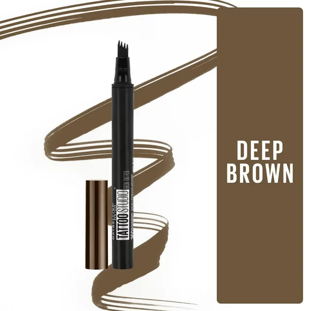 Maybelline Tattoo Studio Brow Tint Pen Maquillaje, Marrón Profundo