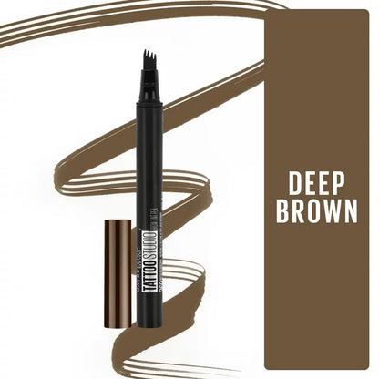 Maybelline Tattoo Studio Brow Tint Pen Maquillaje, Marrón Profundo