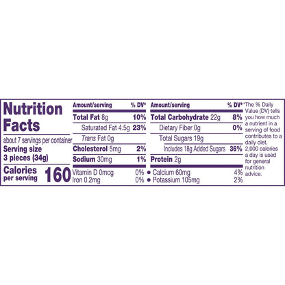 Cadbury Caramello Miniatures Milk Chocolate Caramel 226gr