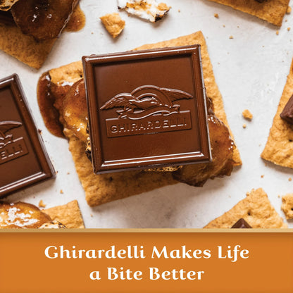 GHIRARDELLI Barra de Cuadrados de Chocolate con Leche y Caramelo - 138g