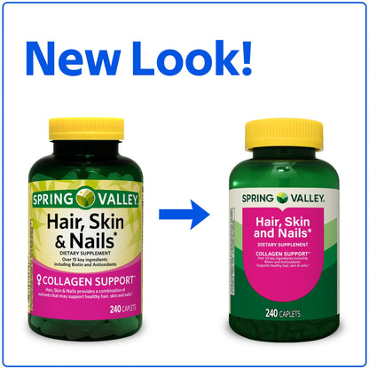 Spring Valley - Hair, Skin & Nails , 240 capsulas