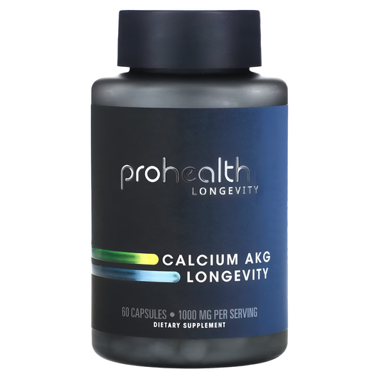 ProHealth Longevity, Calcium AKG Longevity, 1,000 mg , 60 Capsules (500 mg por Capsula)