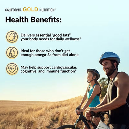 California Gold Nutrition, Omega-3, Premium Fish Oil, 240 Softgels