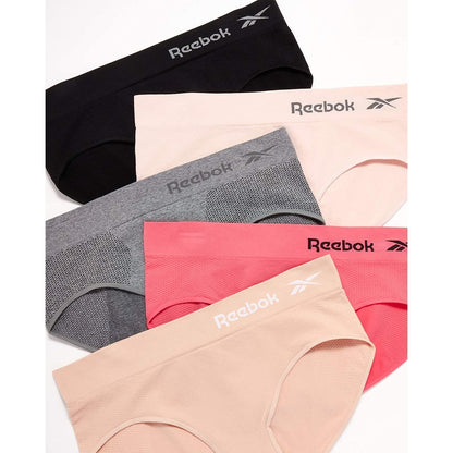 Pack de 5 hipsters sin costuras para mujer de Reebok