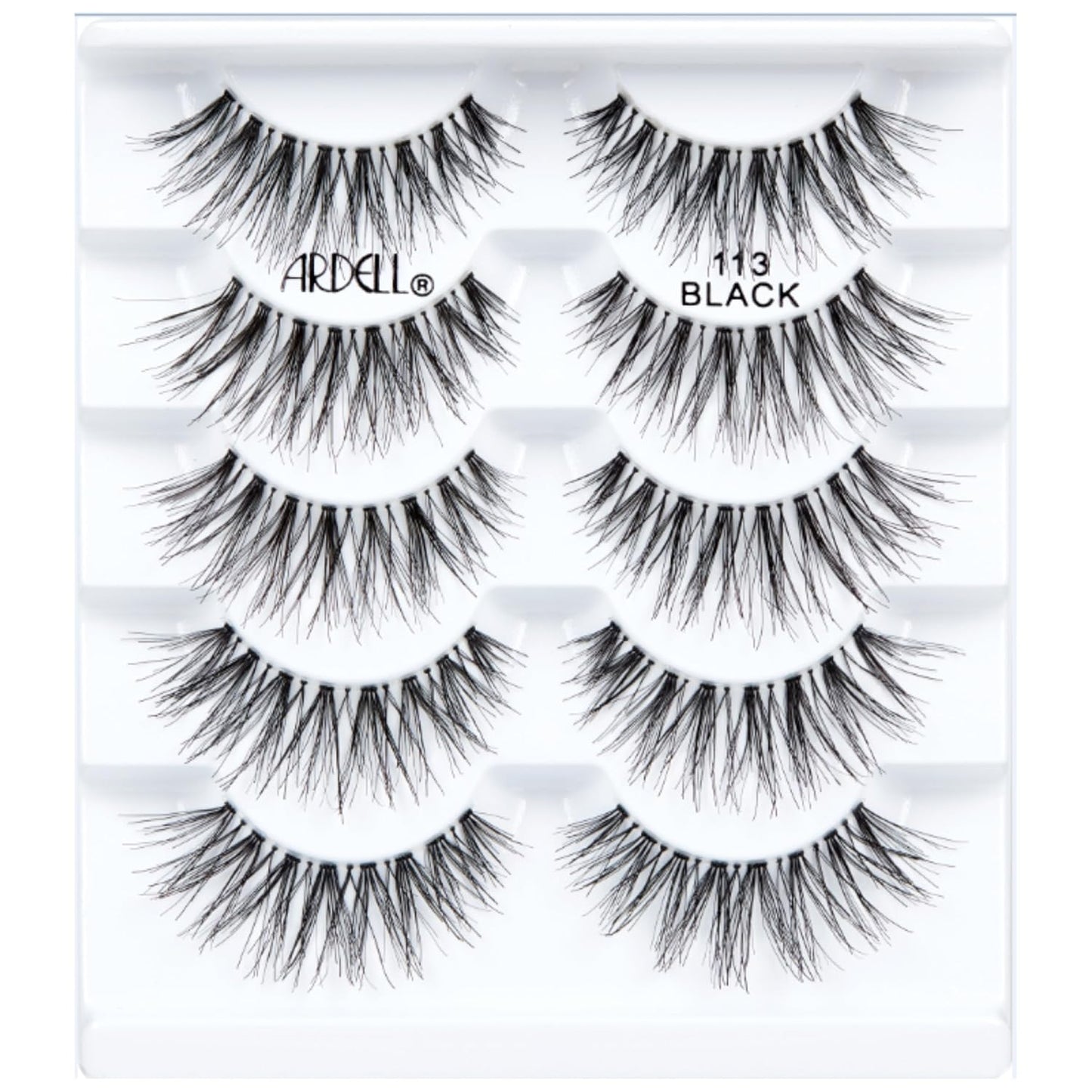 Pestañas Postizas Ardell Wispies 113 – Naturales y Ligeras, 6 Pares