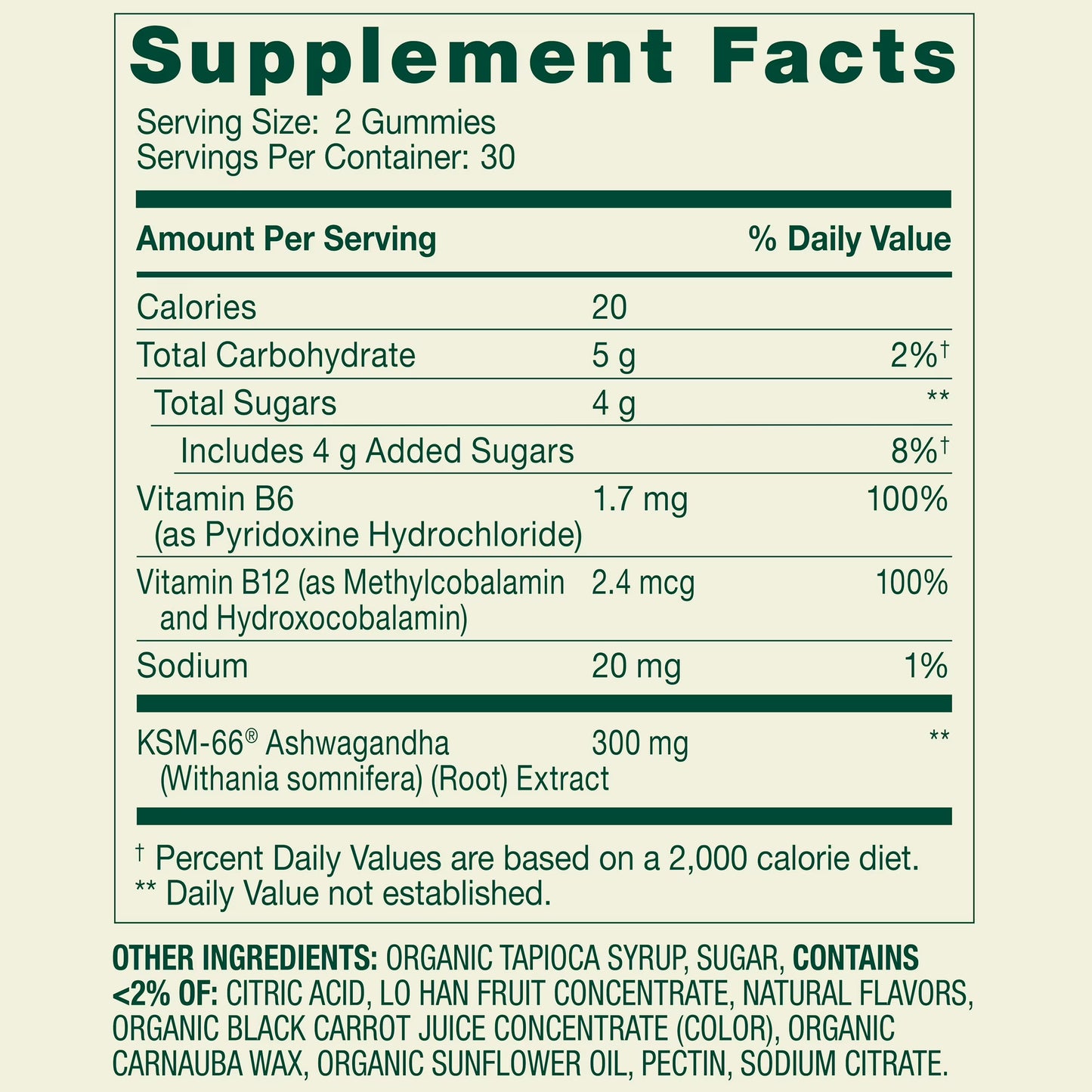 Spring Valley   Ashwagandha KSM-66 Vegetarian Gummies, Cherry, 60 Gomitas