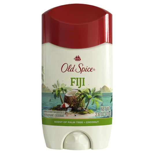 Desodorante Old Spice para hombre, sólido invisible, antitranspirante en barra, Fiji, 73g