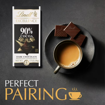 Lindt Excellence , Chocolate Oscuro, 90% Cacao - 100g