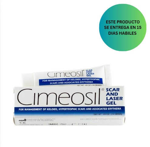 Cimeosil Gel de cicatrices y láser: tratamiento para cicatrices queloides e hipertróficas, 14gr