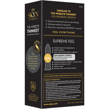 Perservativos Skyn supreme feel